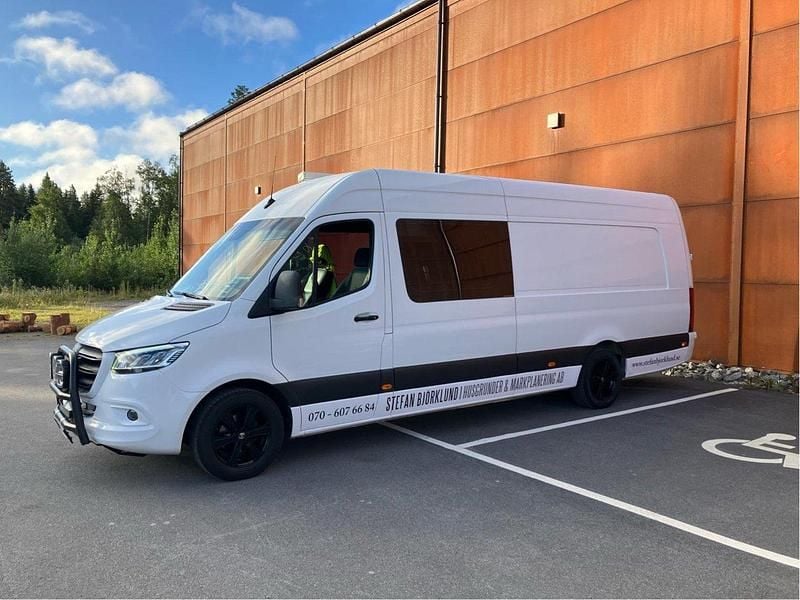 Vit Begagnad 2019 Mercedes 316 Van | 599 000 kr - Bild 1/4
