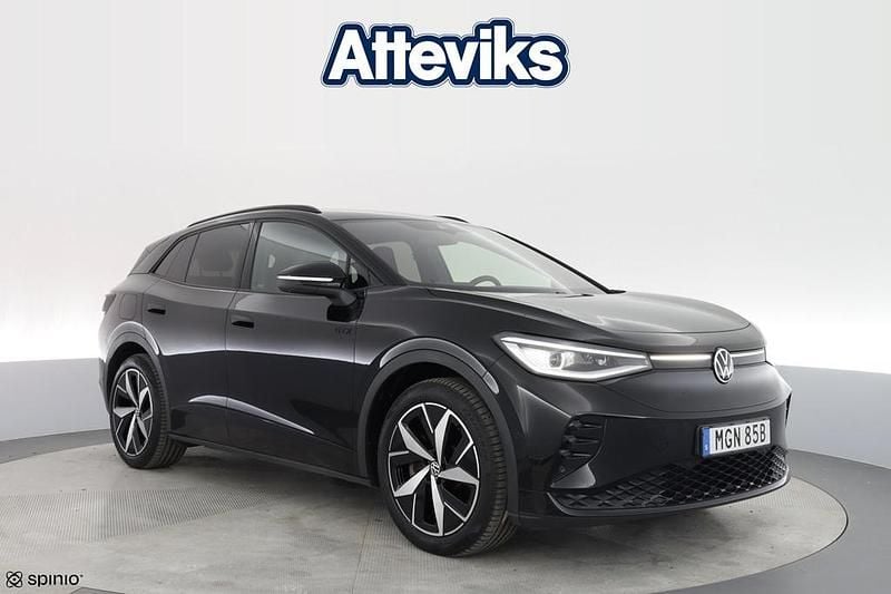 Svart Begagnad 2023 VW ID.4 GTX SUV | 394 900 kr (Marknadspris) - Bild 1/3
