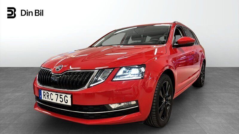 Röd Begagnad 2019 Skoda Octavia Style Kombi | 219 900 kr (Marknadspris) - Bild 1/4