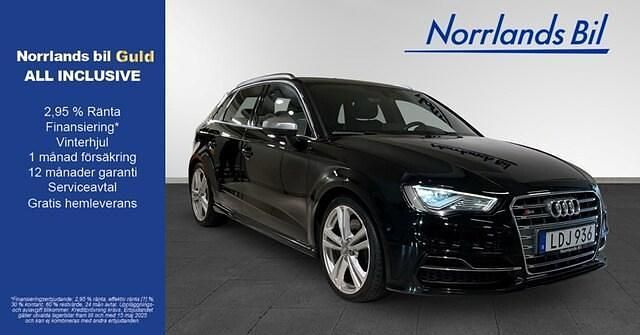 Svart Begagnad 2015 Audi S3 Halvkombi | 239 000 kr (Lite dyr) - Bild 1/4