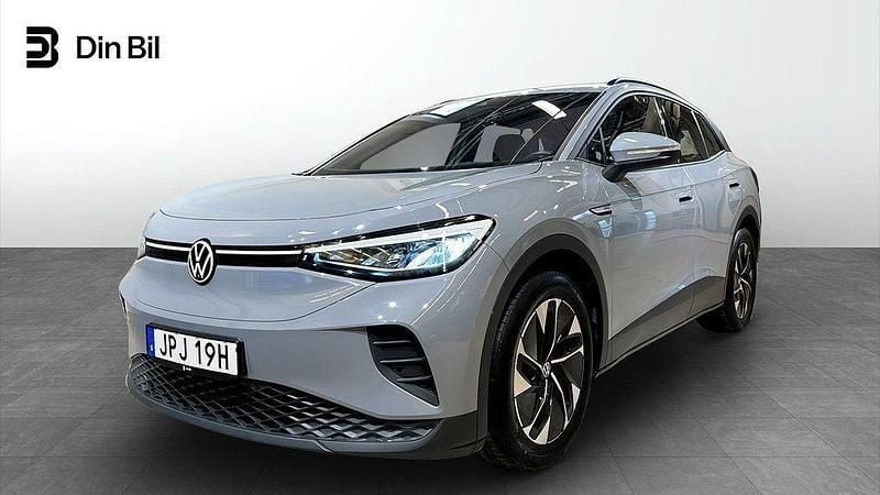 Grå (moonstone grey) Begagnad 2022 VW ID.4 Pro Performance SUV | 379 900 kr (Marknadspris) - Bild 1/4