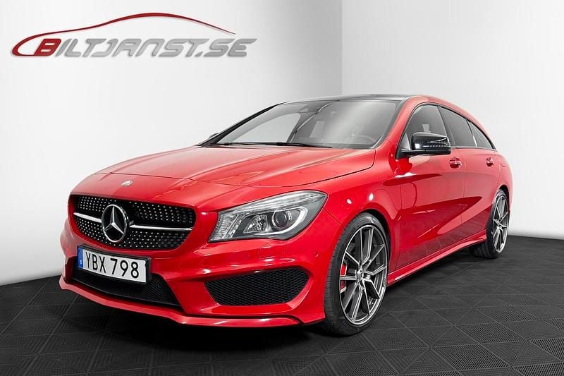 Röd Begagnad 2016 Mercedes CLA220 Shooting Brake AMG Kombi | 207 900 kr (Marknadspris) - Bild 1/4