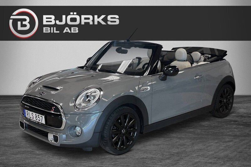 Grå Begagnad 2017 Mini Cooper S Cabriolet Chili Cab | 258 500 kr (Marknadspris) - Bild 1/4