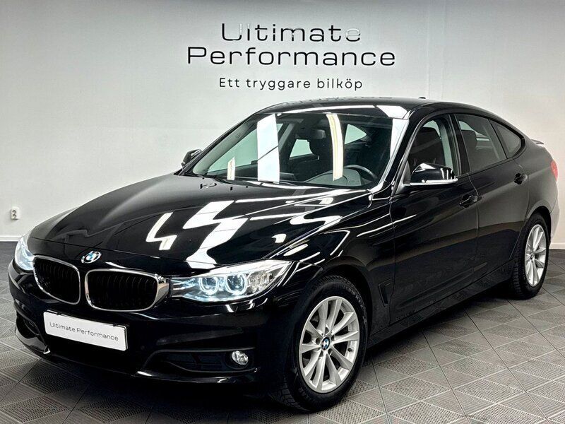 Svart Begagnad 2014 BMW 320 Gran Turismo Halvkombi | 169 000 kr (Marknadspris) - Bild 1/4