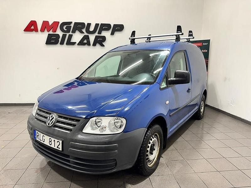 Blå Begagnad 2008 VW Caddy Minibuss | 39 900 kr (Marknadspris) - Bild 1/4