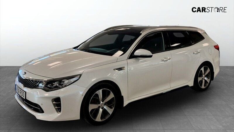 Vit Begagnad 2016 Kia Optima 2 Kombi | 189 900 kr (Marknadspris) - Bild 1/4