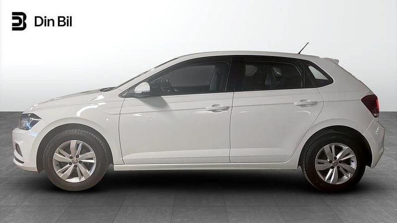 Begagnad VW Polo 95 HK (69 kW) 2019 Vit Halvkombi