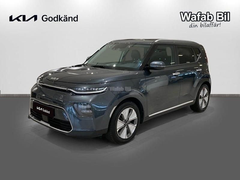 Grå (/kdg/ gravity gray m) Begagnad 2022 Kia Soul EV Advance SUV | 259 000 kr (Marknadspris) - Bild 1/4