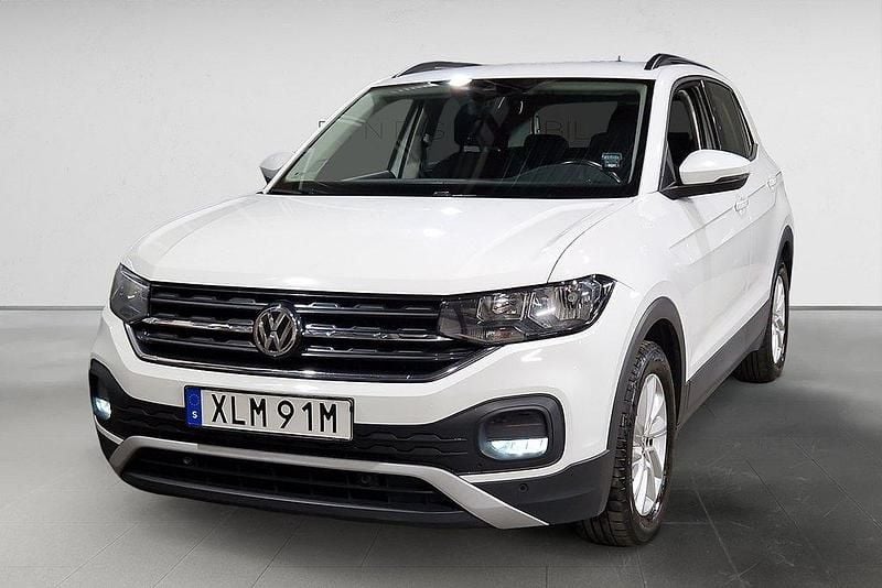 Vit Begagnad 2019 VW T-Cross SUV | 164 900 kr (Marknadspris) - Bild 1/3
