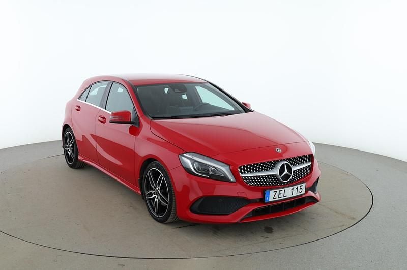 Begagnad Mercedes A180 124 HK (91 kW) 2017 Röd Halvkombi