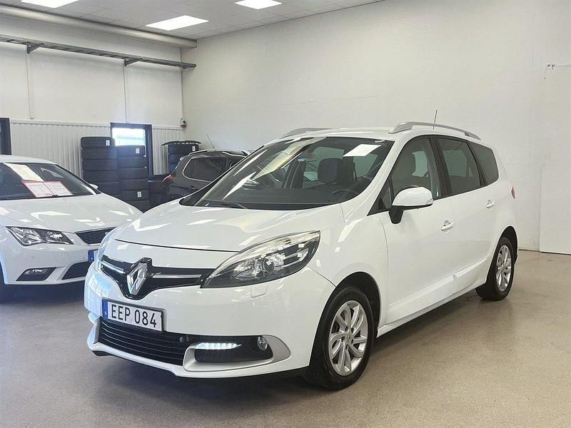 Vit Begagnad 2014 Renault Grand Scénic III Minibuss | 69 900 kr (Marknadspris) - Bild 1/4
