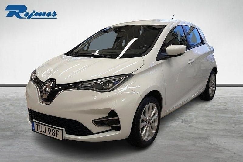 Vit Begagnad 2021 Renault Zoe Zen Halvkombi | 159 800 kr (Lite dyr) - Bild 1/4