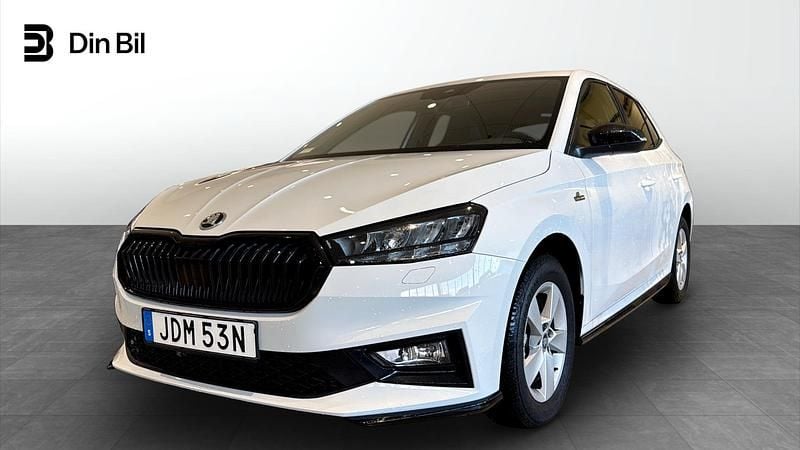 Begagnad Skoda Fabia Monte Carlo 150 HK (110 kW) 2025 Moon white metallic Halvkombi