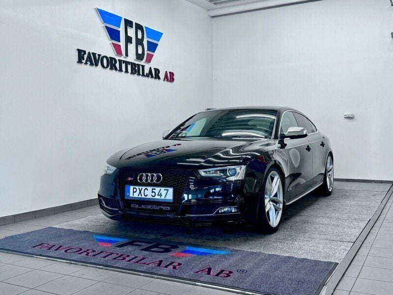 Svart Begagnad 2015 Audi S5 Sportback Halvkombi | 289 000 kr (Marknadspris) - Bild 1/4