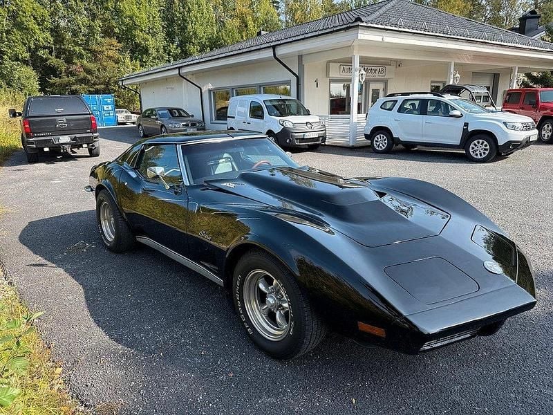 Svart Begagnad 1973 Chevrolet Corvette Stingray | 269 000 kr - Bild 1/4