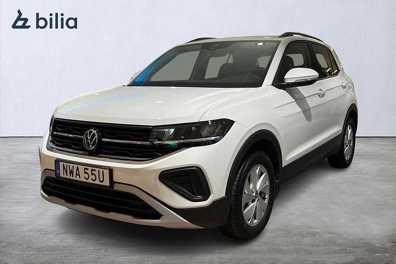Vit Begagnad 2024 VW T-Cross Life SUV | 239 900 kr (Marknadspris) - Bild 1/4
