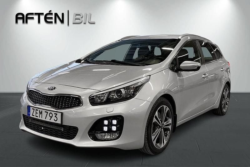 Grå Begagnad 2018 Kia Ceed Sportswagon GT-Line Kombi | 149 000 kr (Bra pris) - Bild 1/3