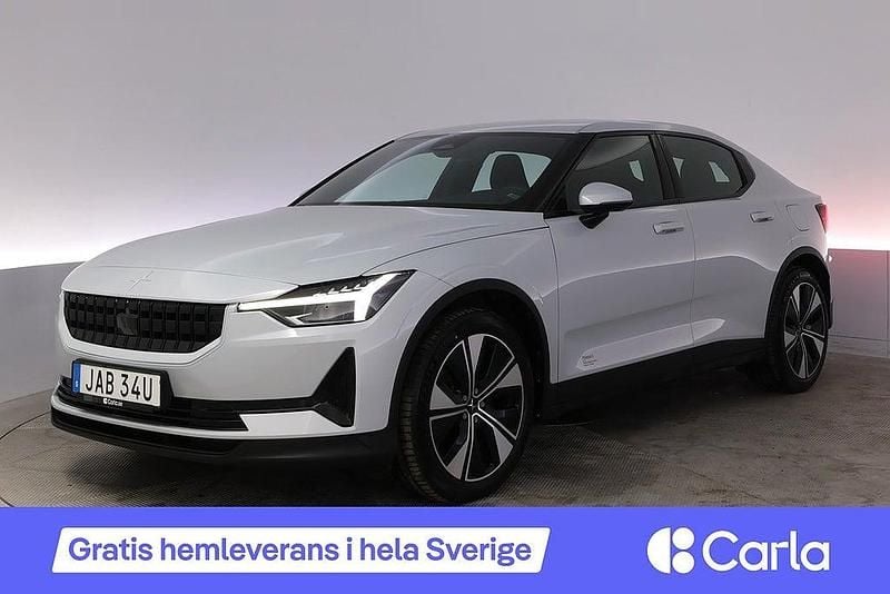 Silver Begagnad 2022 Polestar 2 Standard Range Single Motor Halvkombi | 307 990 kr (Marknadspris) - Bild 1/4