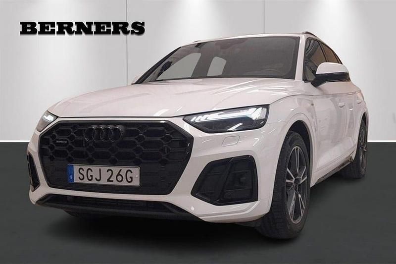 Vit Begagnad 2022 Audi Q5 S-Line SUV | 439 900 kr (Marknadspris) - Bild 1/4