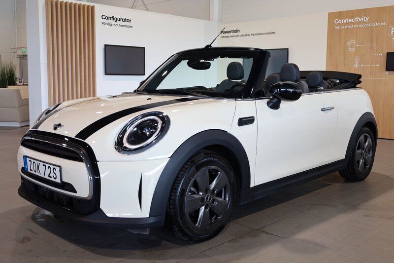 Vit Begagnad 2022 Mini Cooper Cabriolet Cab | 279 900 kr (Marknadspris) - Bild 1/3