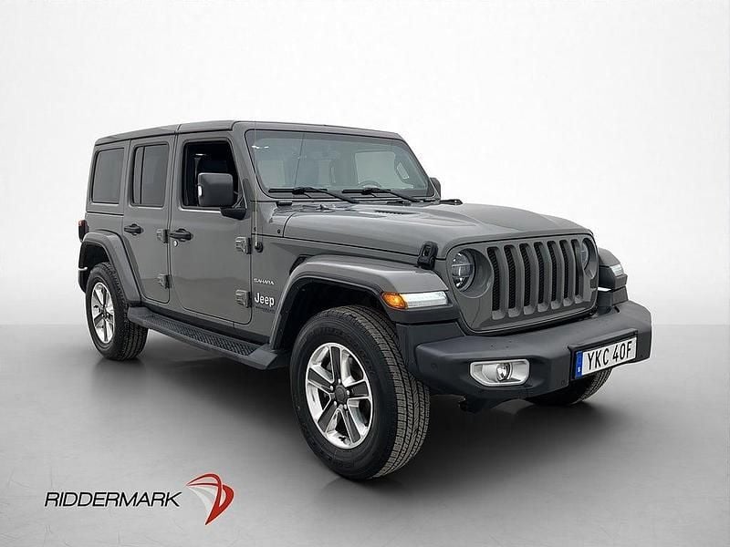 Begagnad Jeep Wrangler Unlimited Sahara 272 HK (200 kW) 2018 Grå SUV