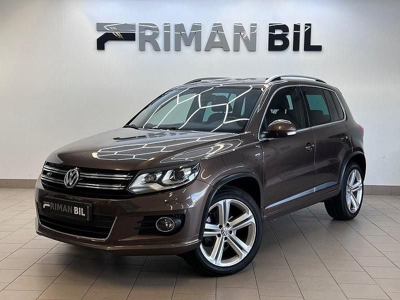 Brun Begagnad 2014 VW Tiguan R-line SUV | 129 900 kr (Marknadspris) - Bild 1/4