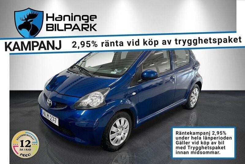 Blå Begagnad 2007 Toyota Aygo Halvkombi | 54 900 kr (Marknadspris) - Bild 1/2