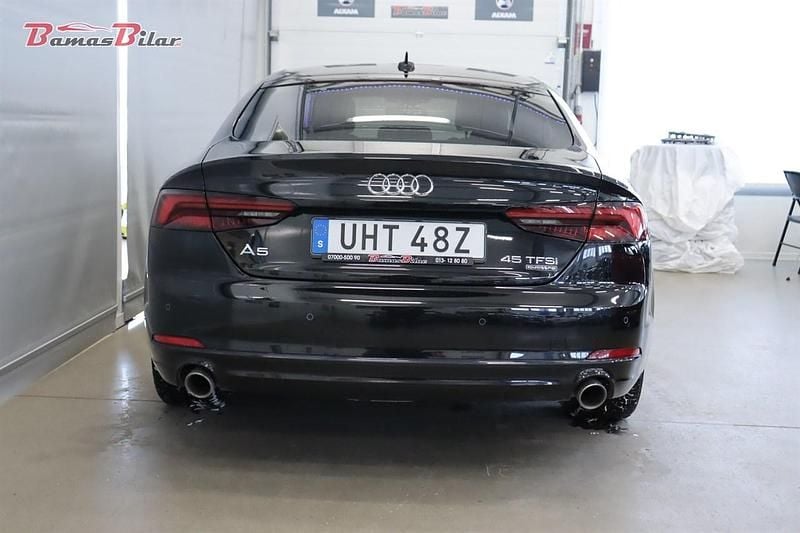 Begagnad Audi A5 Sportback Proline 245 HK (180 kW) 2019 Svart Halvkombi