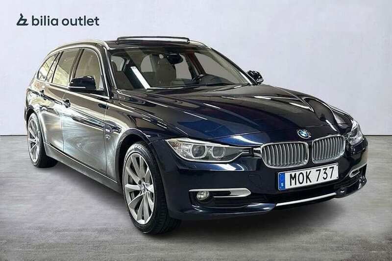 Begagnad BMW 320 Advantage 184 HK (135 kW) 2014 Blå Kombi