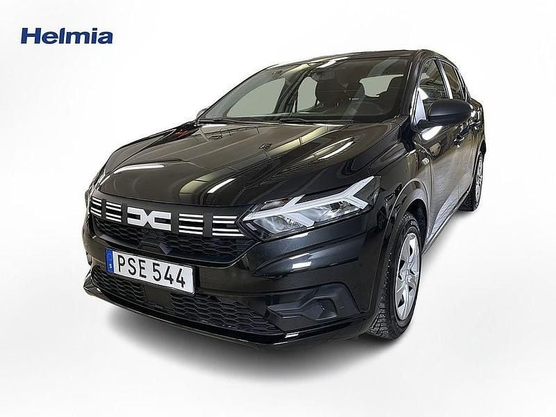 Svart Begagnad 2022 Dacia Sandero Essentiel Halvkombi | 124 900 kr (Marknadspris) - Bild 1/4