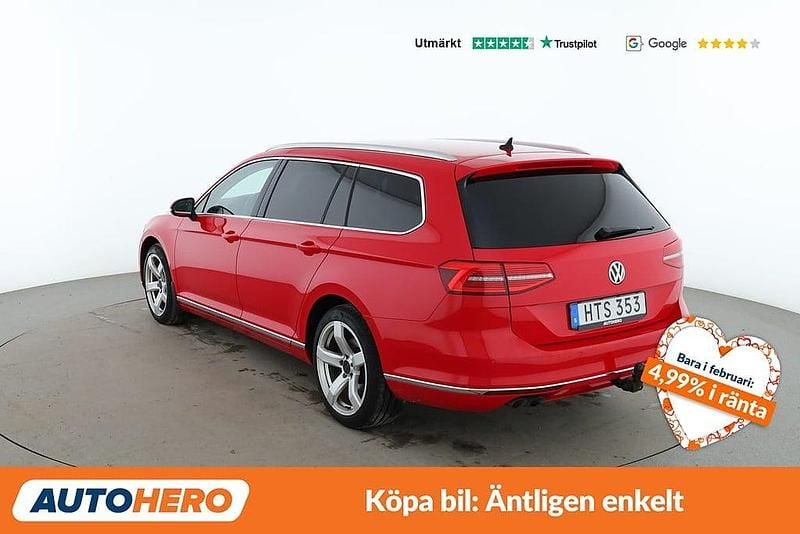 Begagnad VW Passat Highline 192 HK (141 kW) 2015 Röd Kombi
