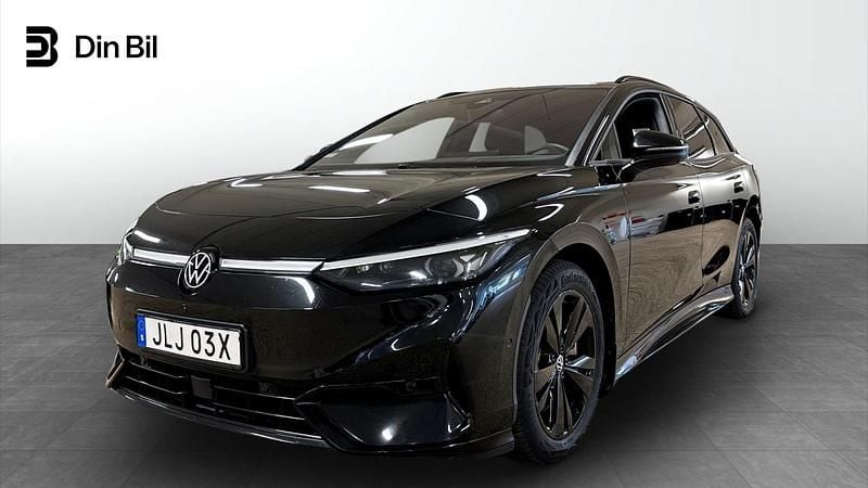 Svart Begagnad 2024 VW ID.7 Pro Sedan | 599 500 kr (Dyr) - Bild 1/4