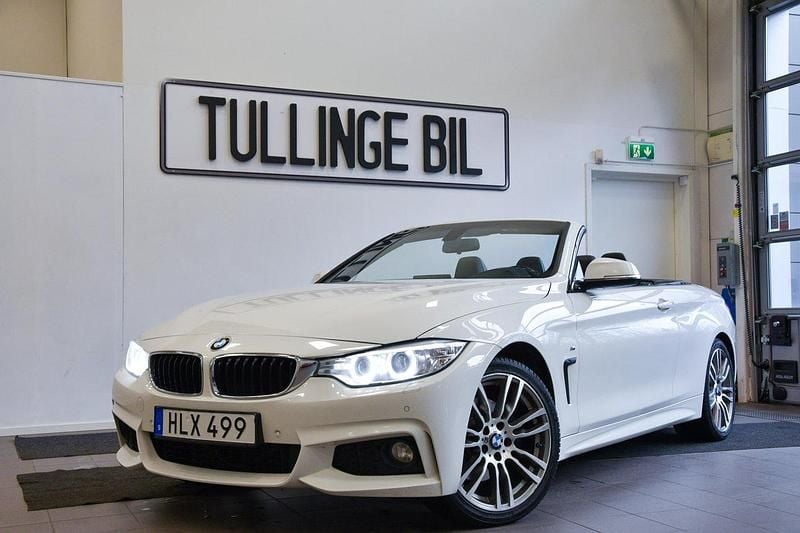 Vit Begagnad 2014 BMW 428 M Sport Cab | 269 800 kr (Dyr) - Bild 1/4