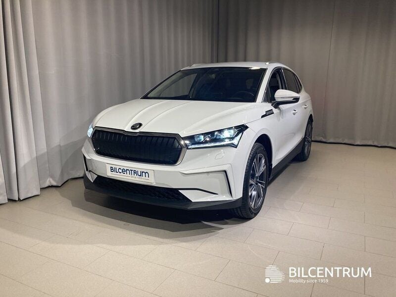 Vit Ny 2025 Skoda Enyaq iV SUV | 593 400 kr (Marknadspris) - Bild 1/4