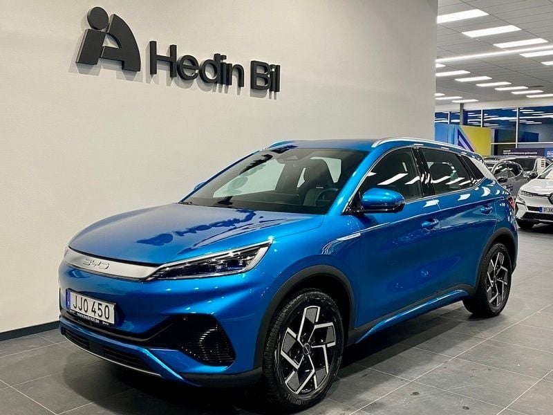 Blå Begagnad 2022 BYD Atto 3 Design SUV | 419 900 kr - Bild 1/4