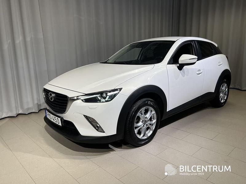 Vit Begagnad 2016 Mazda CX-3 SUV | 134 900 kr (Marknadspris) - Bild 1/4