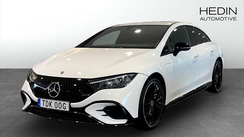 Svart Begagnad 2025 Mercedes EQE350 AMG line Sedan | 599 900 kr - Bild 1/4