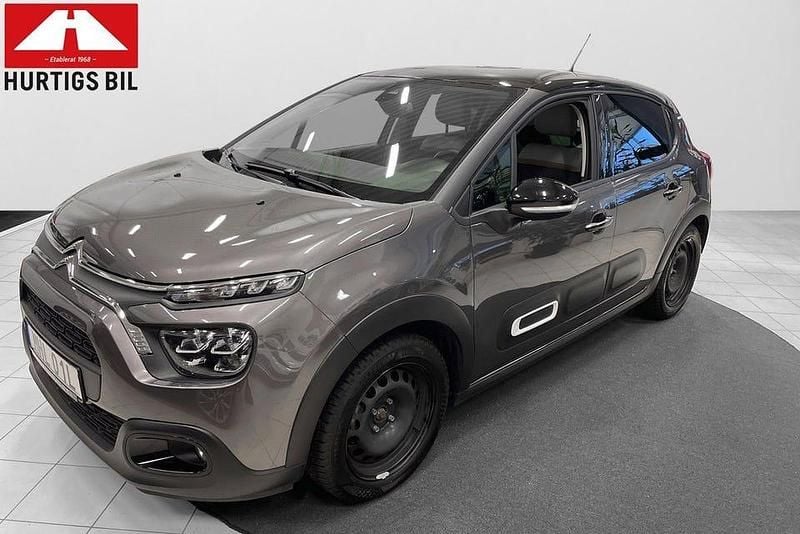Grå Begagnad 2024 Citroën C3 Shine Halvkombi | 164 900 kr (Marknadspris) - Bild 1/3