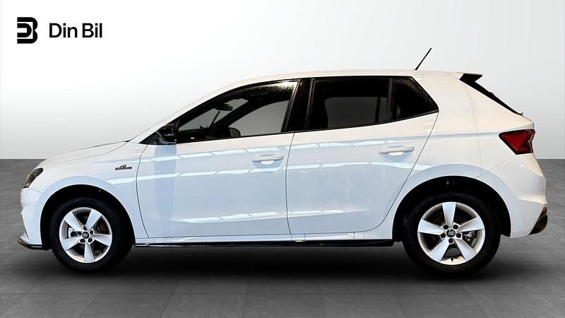 Begagnad Skoda Fabia Monte Carlo 150 HK (110 kW) 2025 Moon white metallic Halvkombi