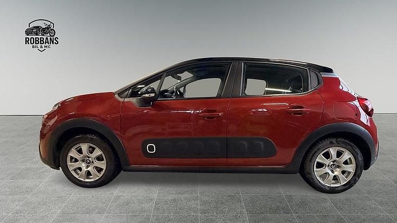 Begagnad Citroën C3 PureTech 83 HK (61 kW) 2016 Röd Halvkombi