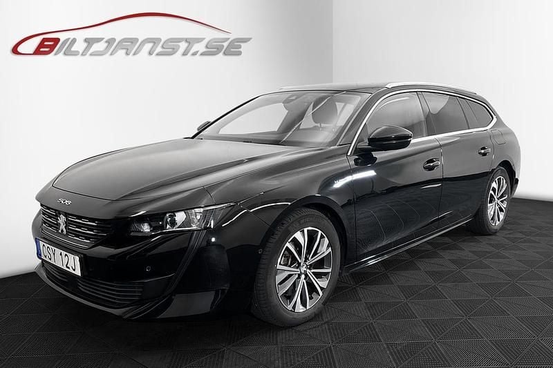 Svart Begagnad 2021 Peugeot 508 Allure Kombi | 254 900 kr (Bra pris) - Bild 1/4