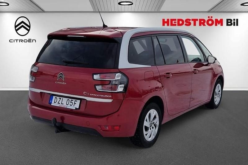 Begagnad Citroën C4 SpaceTourer Shine 132 HK (97 kW) 2019 Röd Minibuss