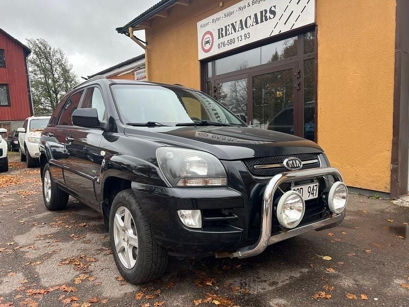 Svart Begagnad 2007 Kia Sportage 4 SUV | 39 900 kr (Marknadspris) - Bild 1/4