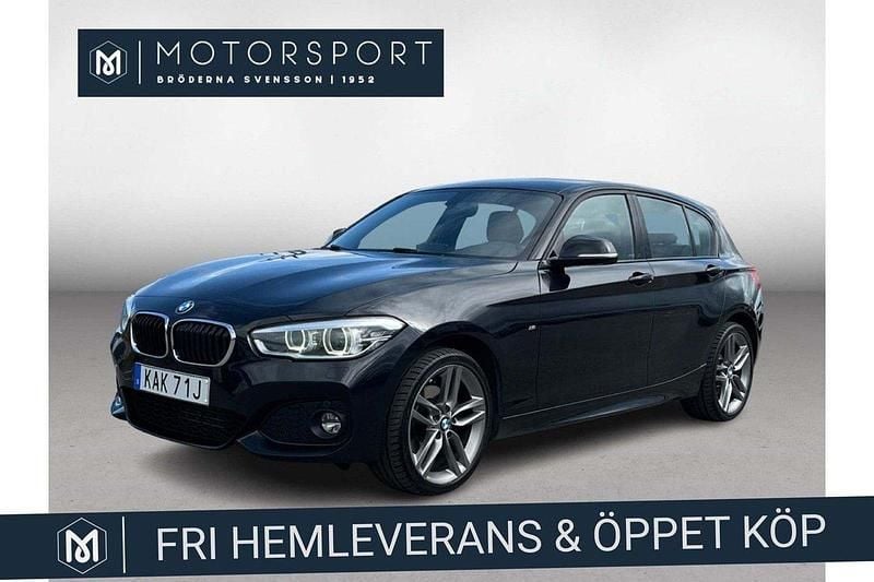 Svart Begagnad 2019 BMW 120 M Sport Halvkombi | 194 900 kr (Marknadspris) - Bild 1/3