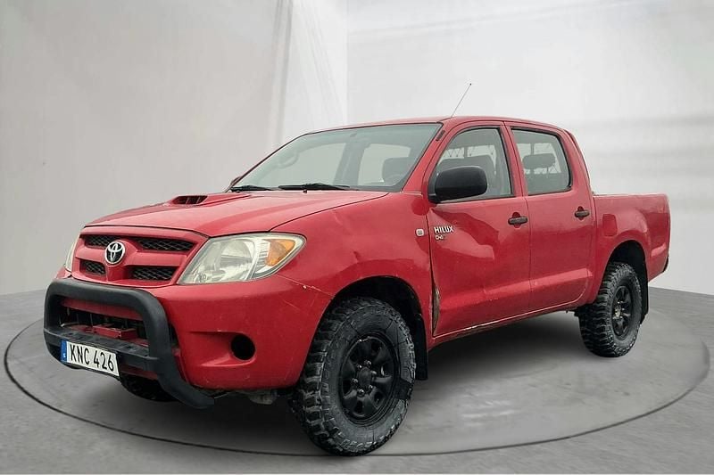 Röd Begagnad 2008 Toyota HiLux Pickup | 169 000 kr (Marknadspris) - Bild 1/4