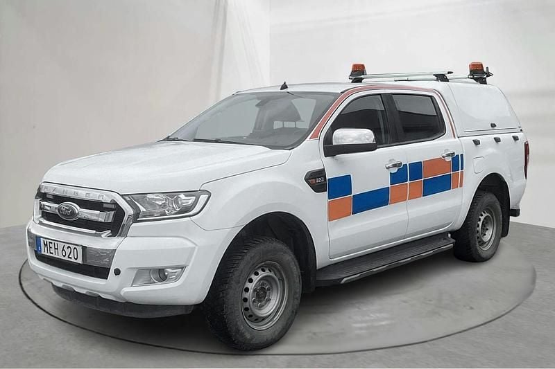 Vit Begagnad 2018 Ford Ranger Pickup | 299 000 kr (Marknadspris) - Bild 1/4