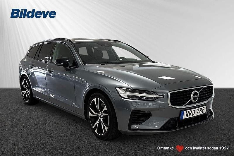 Grå Begagnad 2020 Volvo V60 R-Design Kombi | 339 900 kr (Bra pris) - Bild 1/4