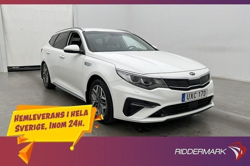 Vit Begagnad 2020 Kia Optima Advance Kombi | 189 800 kr - Bild 1/3
