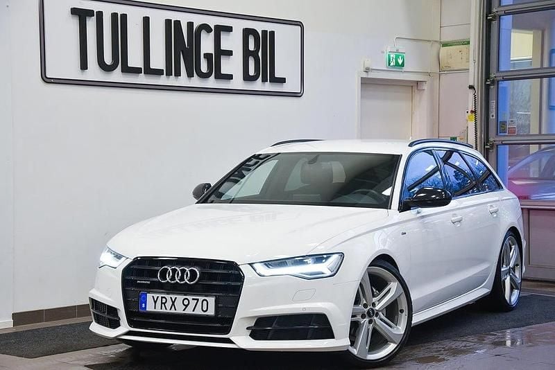 Vit Begagnad 2017 Audi A6 S-Line Kombi | 187 900 kr (Marknadspris) - Bild 1/4