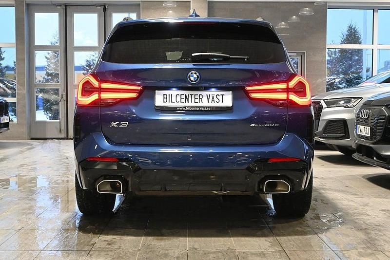 Begagnad BMW X3 M Sport 184 HK (135 kW) 2022 Blå SUV